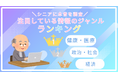【シニアマーケティングに役立つ調査結果】シニアが注目している情報ジャンルをランキング形式で発表!