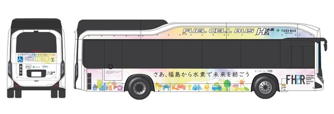 図　ラッピングバスのイメージ（画像提供：東京都）