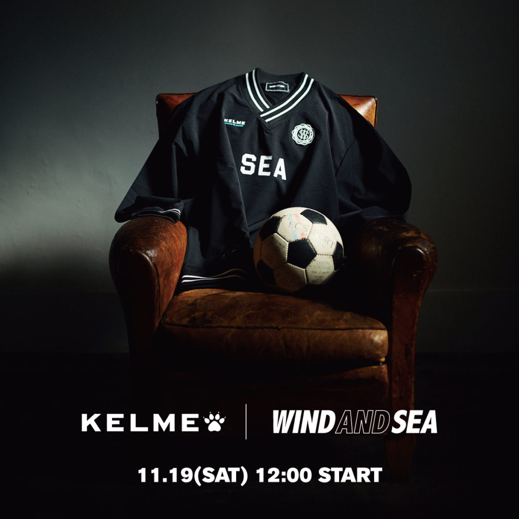 ウィンダンシ―（WIND AND SEA）× ケルメ（KELME）コラボレーションが