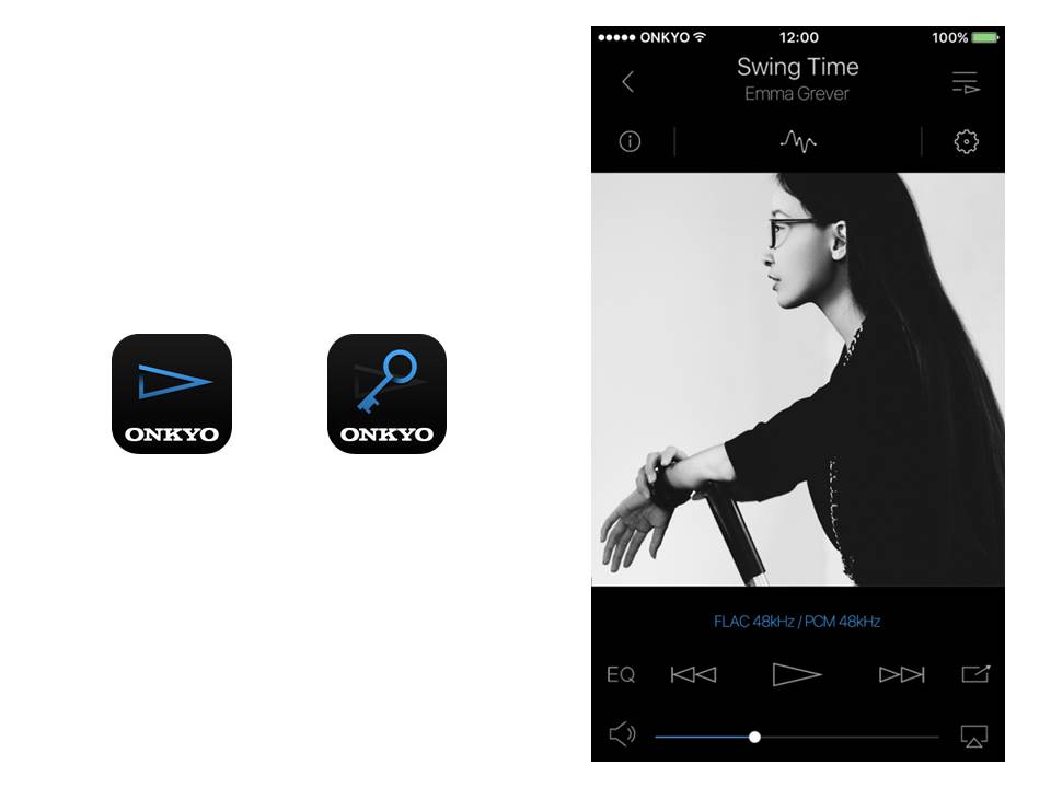 高精度ハイレゾ音楽プレーヤー “Onkyo HF Player for iOS”UI刷新