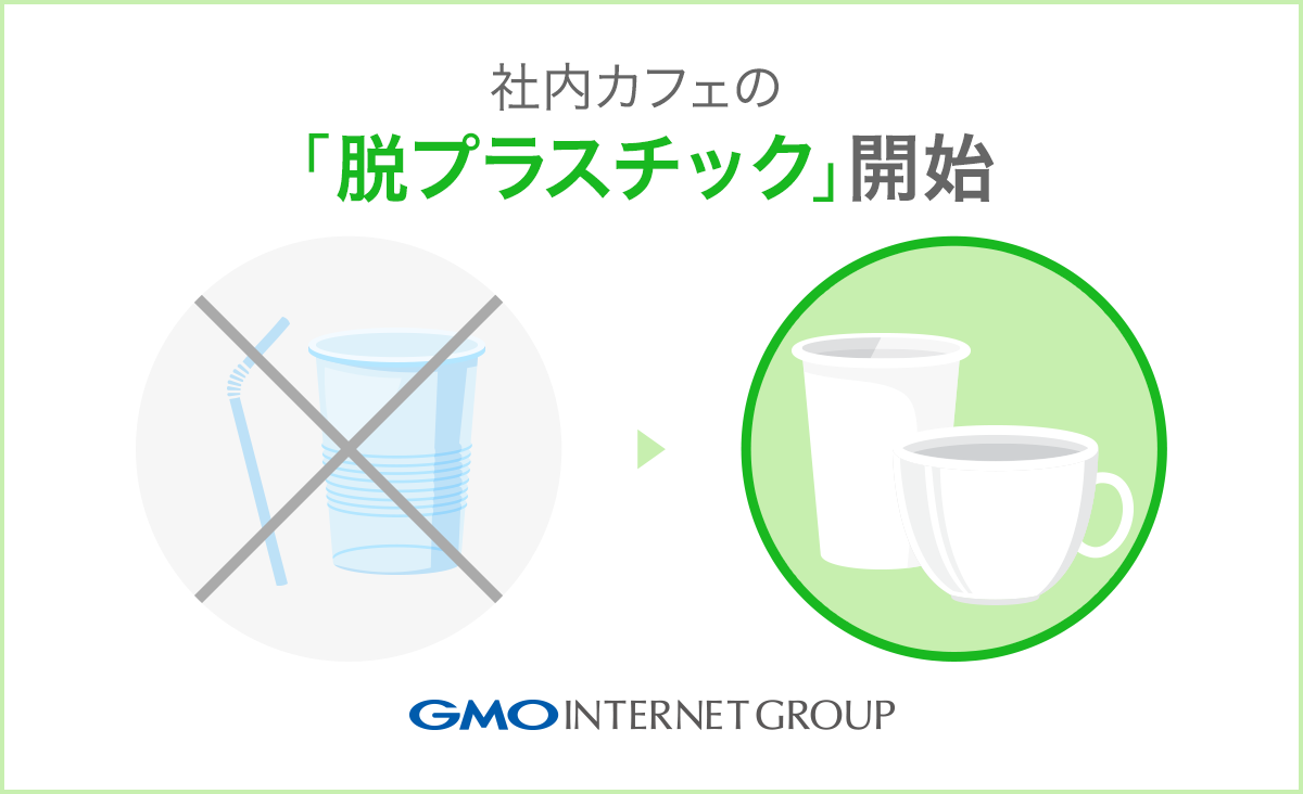 1日約1 000杯 年間約2 5ｔのプラスチックごみを削減社内カフェの 脱プラスチック を開始 Gmoインターネットグループのプレスリリース