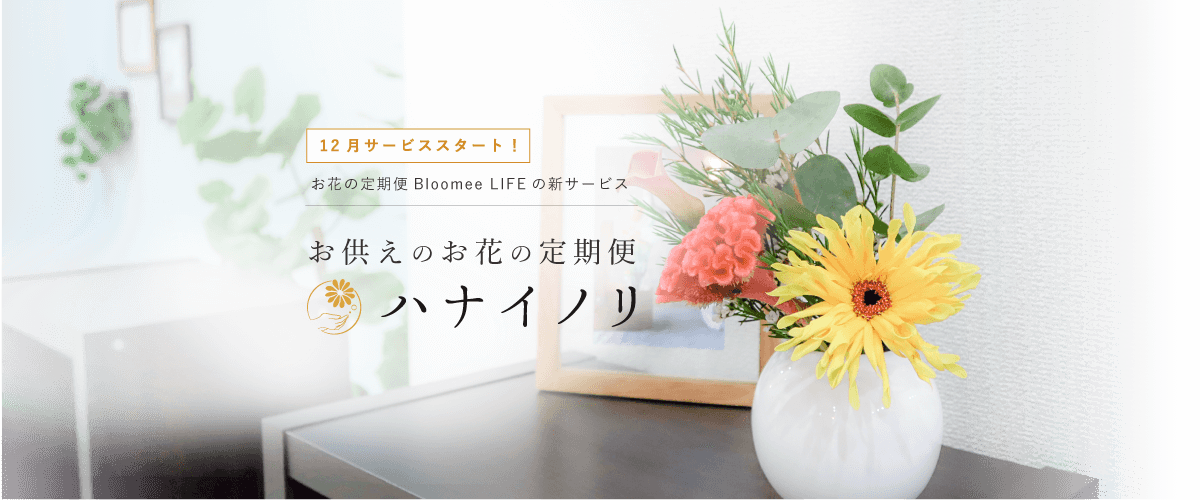 日本初 新聞販売店がお花の定期便サービスと提携 お供えのお花 に特化したサブスク ハナイノリ 事前登録開始 株式会社crunchstyleのプレスリリース