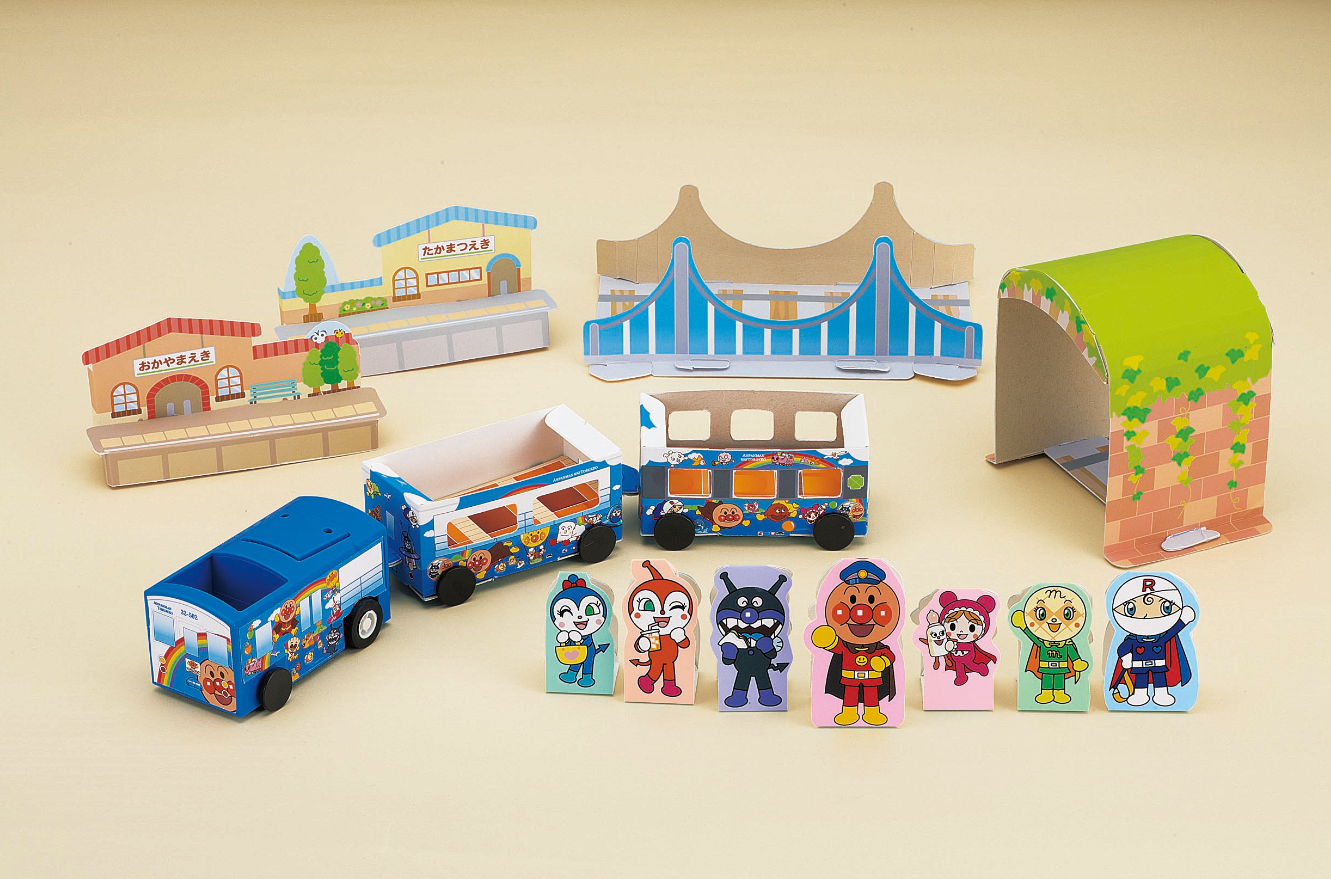 【初登場】ＪＲ四国のアンパンマン列車「瀬戸大橋アンパンマントロッコ」が、『めばえ』７月号のふろくになりました！ 