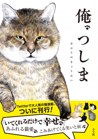 14万部突破の強烈ネコ漫画 俺 つしま ついにgifスタンプ無料配信開始 株式会社小学館のプレスリリース