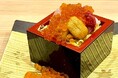 馬と鶏のちらし寿司?!専門店ならではの食材をふんだんに使った「新・枡ちらし」が期間限定で登場!【純国産馬刺しと朝引き鶏 にほんいち 大阪堺筋本町店】