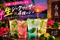 沖縄のシークヮーサー約6割を生産する“大宜味村”から直送！生果実×4種のジンモヒートが大阪に登場