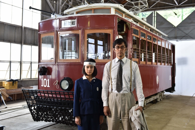 広島ブランドショップＴＡＵ》戦後70年ドラマ「一番電車が走った」番組