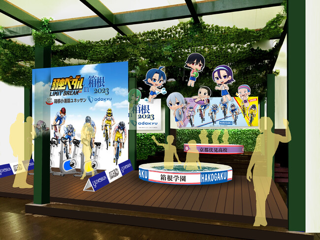 コラボ風呂『弱虫ペダルの湯』(イメージ) コラボ風呂『弱虫ペダルの湯』(イメージ)