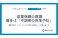 【1,362名に調査】産業保健の課題、約半数が「不調者の発生予防」と回答