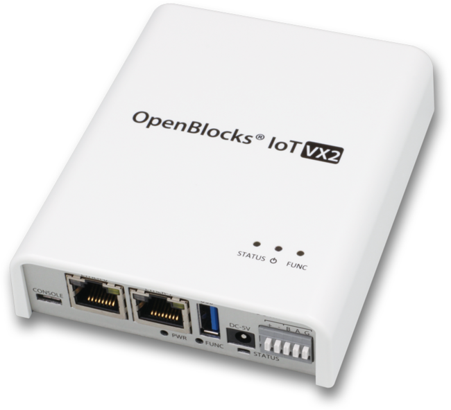 「OpenBlocks IoTシリーズ」 代表製品 VX2