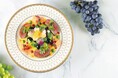 秋だけの特別なぶどうランチ『La vigne（ラ・ヴィーニュ）』を、全席窓側の展望レストラン LAPUTAにて開催