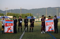 塩分補給サプリ「RED-Q」を第61回The KSL アストエンジ 関西サッカーリーグで飛鳥FCと守山侍2000に贈呈