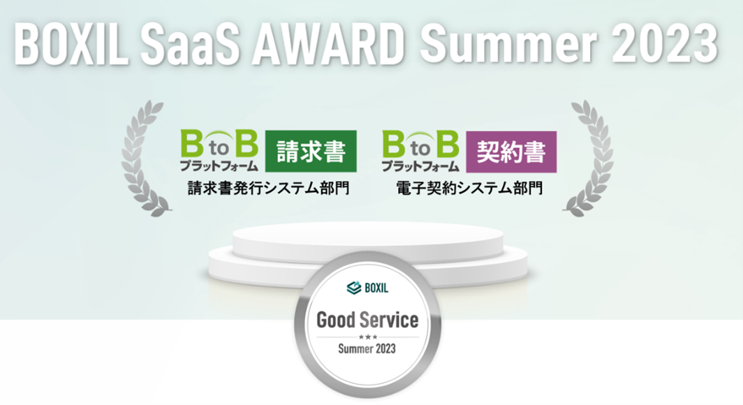 インフォマートの「BtoBプラットフォーム 請求書」「BtoBプラットフォーム 契約書」が、「BOXIL SaaS AWARD Summer ...