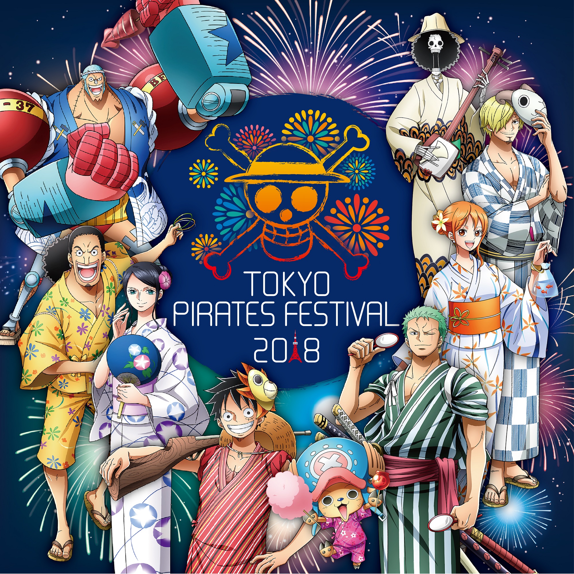 7月14日 土 から Tokyo Pirates Festival 18 スタート One Pieceの日 スペシャルトークショーのタイムテーブルも公開 東京ワンピースタワーのプレスリリース