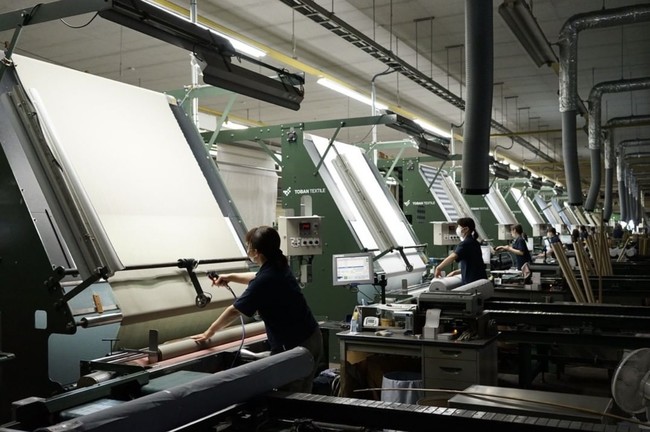 東播染工の工場の様子