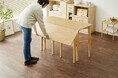 多用途に使える折りたたみダイニングテーブル「Natural Wood Folding Dining Table」が新発売!