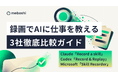 「録画でAIに仕事を教える」時代へ──OpenAI・Anthropic・Microsoftの3機能を徹底解説。Renewer、『録画でAIに仕事を教える 3社徹底比較ガイド』（全62ページ）を無料公開