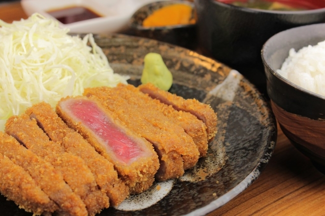 サーロイン牛かつ