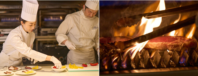 武藏窯で焼き上げた熱々のグリル料理をお出しいたします。 武藏窯で焼き上げた熱々のグリル料理をお出しいたします。