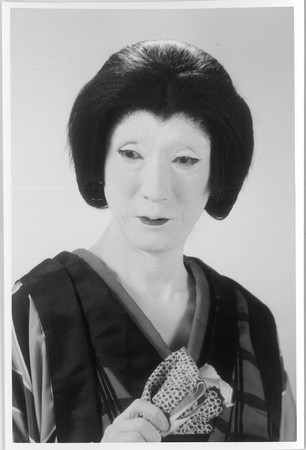 五世国太郎扮するお六 五世国太郎扮するお六