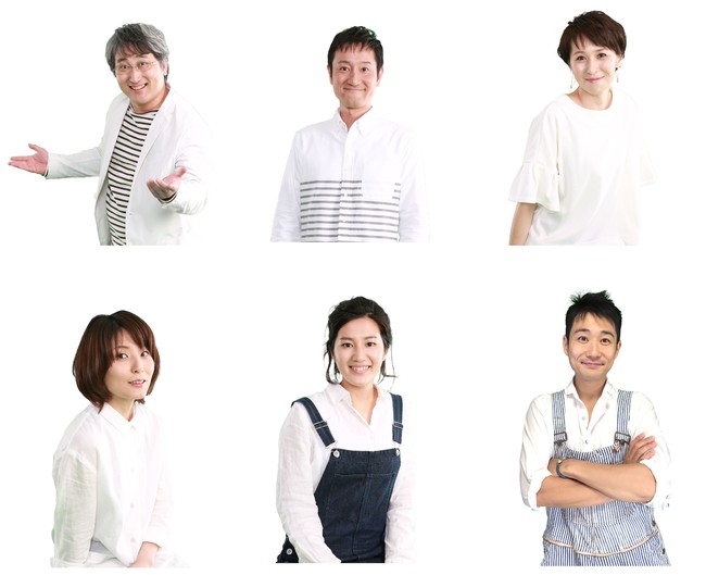 （上段左から）濱田龍司、大治幸雄、長峰みのり （下段左から）四條久美子、谷部聖子、添野 豪