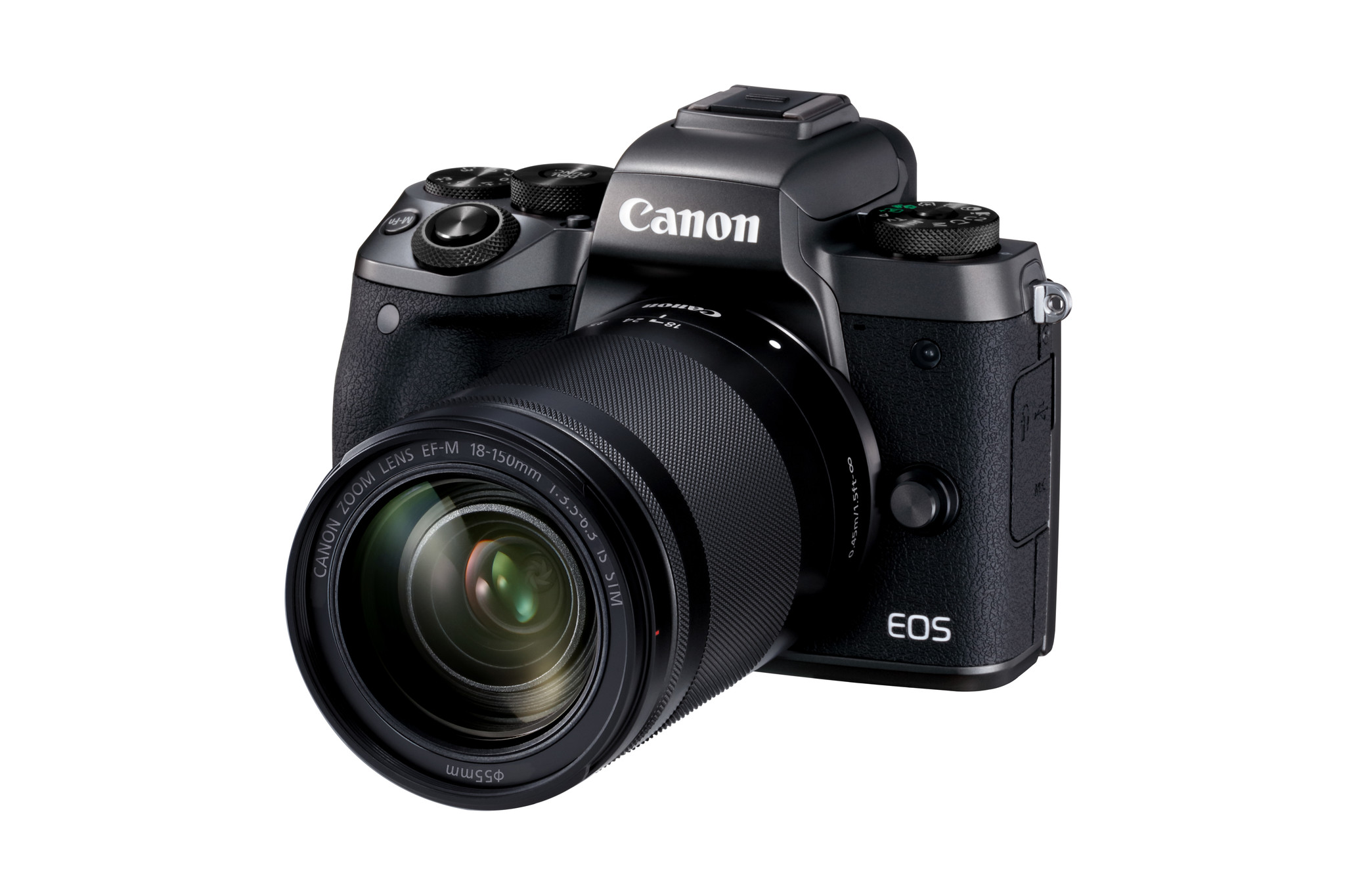 高精細EVF内蔵のミラーレスカメラ“EOS M5”と高倍率ズームレンズ“EF-M18-150mm F3.5-6.3 IS STM”を発売