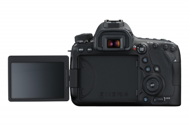 EOS 6D Mark II（背面、バリアングル液晶モニター）