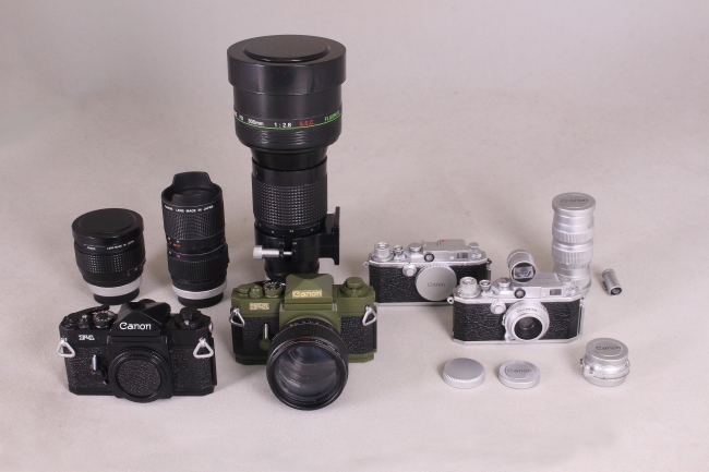 「日本立体カメラ名鑑 Canonミニチュアコレクション」 第二弾の全5機種
