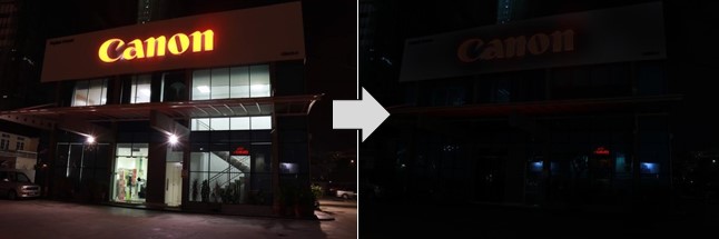 キヤノンマーケティングマレーシア（ペナン支店） の消灯活動の様子