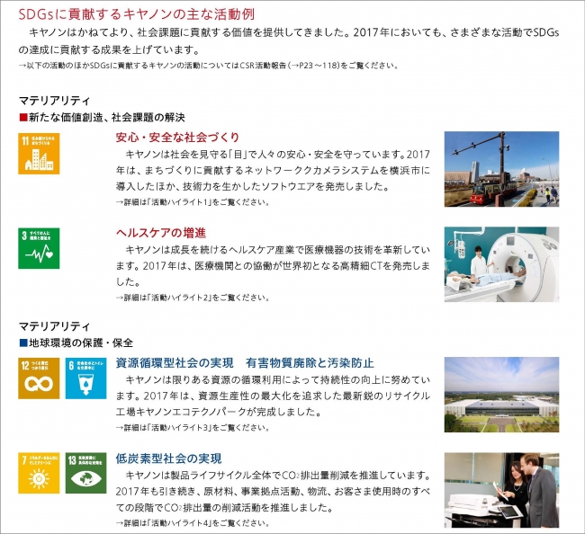 持続可能な社会の実現に向けたキヤノンの活動を紹介するコンテンツ Canon Sustainability Report 18 を公開 キヤノン 株式会社のプレスリリース