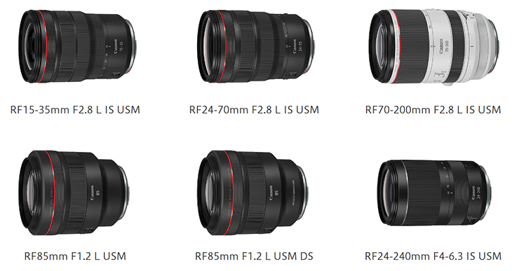 RFマウントを採用する交換レンズ“RFレンズ”6機種を開発｜キヤノン株式