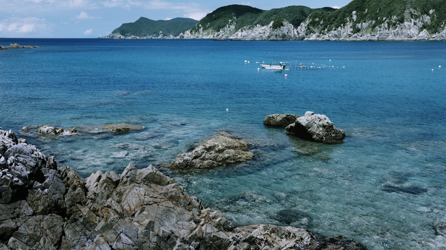 五島の海の美しい色合いも キヤノン8Kカメラの豊かな表現力で再現