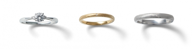 婚約指輪・結婚指輪合計3点をお求めでチャンス