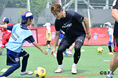 元サッカー日本代表の 柿谷 曜一朗 さんが「ドコモ未来フィールド」で、サッカーの“プロのセカイ”を披露 練習に取り組む姿勢や周囲への感謝など、サッカーへの熱い想いを子どもたちに伝える
