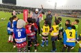 ＜子どもたちがプロのセカイにふれ、大切な学びや夢をみつけることができるプロジェクト＞　元カターレ富山の高橋　駿太さんがサッカー教室に登場！「ドコモ未来フィールド」で “プロサッカーのセカイ”にふれる