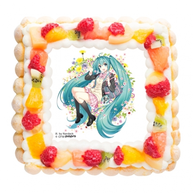 3月9日はミクの日 ミクケーキでミクの日を祝おう Pictcakecharaから初音ミク公式ケーキを3月2日より発売 株式会社bakeのプレスリリース