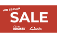 クラークス、クラークス オリジナルズ全国の直営店舗にて「ミッドシーズンセール」を開催