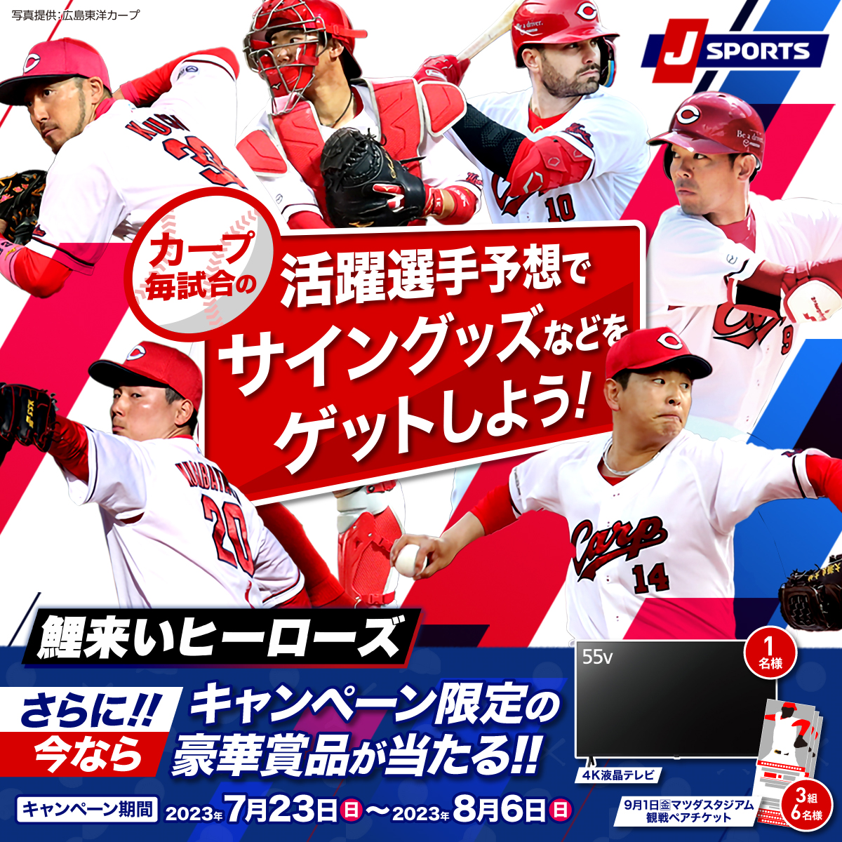7月14日（日）マツダスタジアム観戦チケット 2枚 【公式通販】