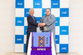 KPMGジャパン、大相撲の伝統や文化への敬意を込め大関・安青錦関へ化粧まわしを贈呈