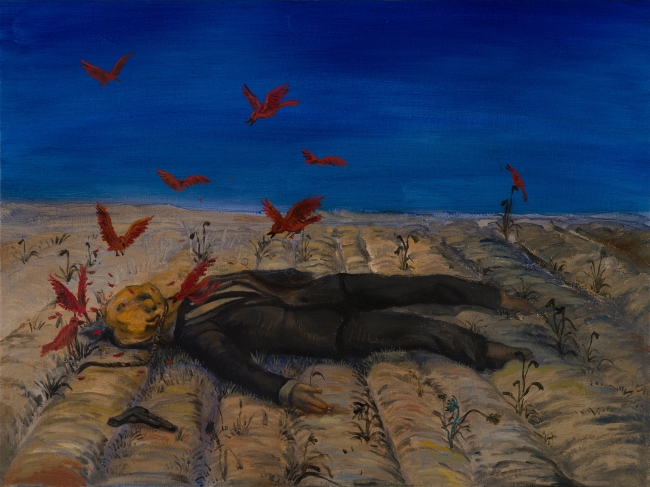 Chen Ching-Yuan／陳敬元 Red Birds 2014 Oil on canvas Courtesy of TKG+  (C)Chen Ching-Yuan