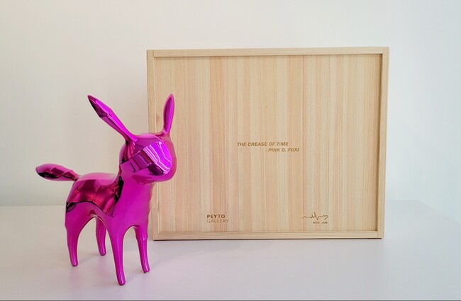 ノ・ジュン「The Crease of Time - Pink D. Foxi 2022」 ノ・ジュン「The Crease of Time - Pink D. Foxi 2022」