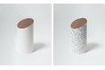 〈MOHEIM × クラフトシップス〉「SWING BIN」(ダストボックス)に石目模様を施した限定モデルを発表。