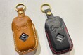 ジムニー用 ロゴ刻印入りレザーキーケースを発売。大人のカーアクセサリー