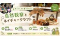 インストラクターと一緒に自然散策とネイチャークラフト体験ができるイベント　～自然観察とネイチャークラフト～