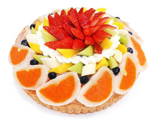みかん大福のケーキ　―愛媛県 宇和島 YAMAUCHIFARM産「南津海」と彩りフルーツのケーキ―