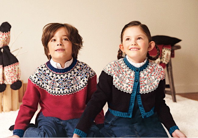 子供たちがハッピーでありますように！ノルディック柄のセーターとカーディガンがコムサ・フィユから登場｜株式会社ファイブフォックスのプレスリリース
