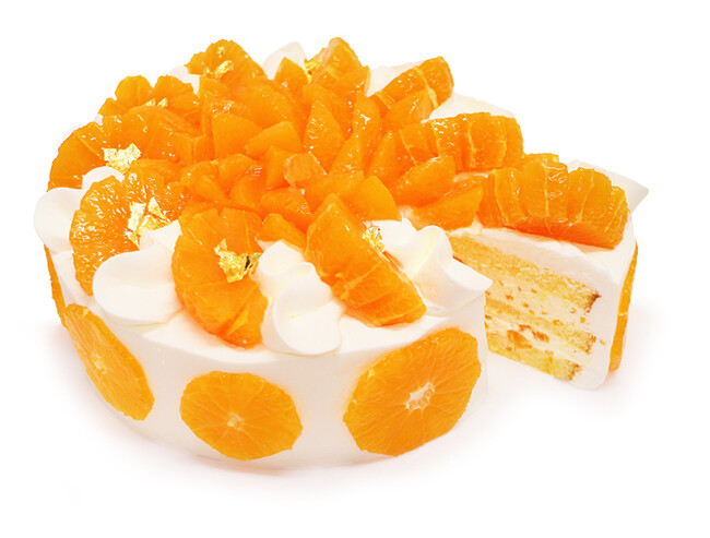 愛媛県 宇和島 corleo farm産「清見オレンジ」のショートケーキ