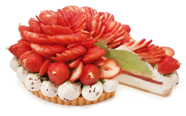 【広島福屋八丁堀店】広島県広島市 mogberry産いちごと抹茶ムースのケーキ 【広島福屋八丁堀店】広島県広島市 mogberry産いちごと抹茶ムースのケーキ