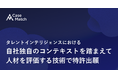 CaseMatch、タレントインテリジェンスにおける自社独自のコンテキストを踏まえて人材を評価する技術で特許出願