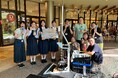 福岡雙葉高校の生徒チーム「3mago」が企画・運営ペットボトルキャップをアップサイクルして“Futabaのキーホルダー”に